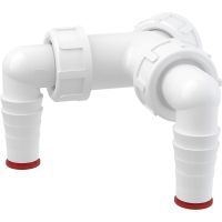 Коліно подвійне Alcaplast P148