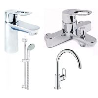 Набір змішувачів  Grohe BAU LOOP 123225K