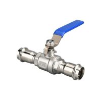 Кран шаровый ASG INOX тип V press steel ф 15мм