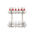 Колектор Polmark 1'x3/4' 6 виходів з термоклапанами та витратомірами PBMF106