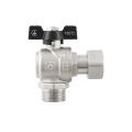 Кран кутовий з накидною гайкою Raftec PN40 ВЗ 3/4' метелик DRBM2