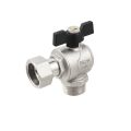 Кран кутовий з накидною гайкою Raftec PN40 ВЗ 3/4' метелик DRBM2