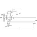 Смеситель для ванной G-lauf LEF7- A232