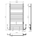 Рушникосушарка VENTA Metropolis 1000х500 MTU.100.50.11.B.U.4
