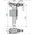 Впускной механизм Alcaplast A15-1/2'