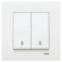 Выключатель VIKO Karre 2 клавіші 90960017