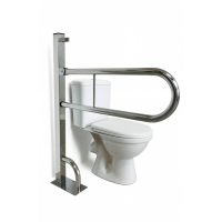 Поручень напольный откидной Эверест Компани d 32м-1000x700мм, арт. PSU-02