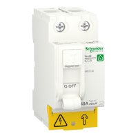 Диференційне реле(ПЗВ) 2P 40А,RESI9, 30mA, 6kA, АС, Schneider (R9R51240)