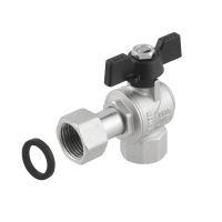 Кран с накидной гайкой угловой Raftec PN40 ВВ 1/2' DRBZ1