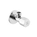 Кран приладовий кутовий Raftec Silver ABS handle 1/2' VMI0101