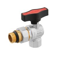 Кран шаровый с американкой угловой Raftec GOLD PN64 ВН 1/2' GRDA01