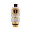 Кран кульовий з американкою кутовий Raftec GOLD PN64 ВН 1/2' GRDA01