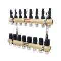 Коллектор с расходомерами Raftec GOLD 1'x8 LCR-1.8