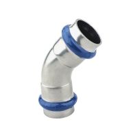 Кутник ASG INOX тип V press steel ф 22мм 45°