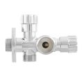 Кран приладовий вентильный Raftec Silver 1/2' VBE010101
