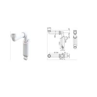 Сифон для умивальника Alcaplast НГ 5/4' ф 32мм A43S-DN32