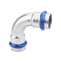 Кутник ASG INOX тип V press steel ф 35мм 90°
