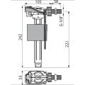 Впускной механизм Alcaplast A15-3 3/8'