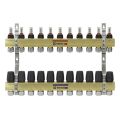 Колектор з витратомірами Raftec GOLD 1 'x11 LCR-1.11