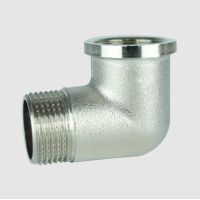 Коліно УЗКМ нікель ВЗ 1/2' без буртика