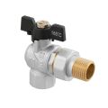 Кран шаровый Raftec BLACK DN15 ВН 1/2' бабочка DRBS1-U