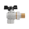 Кран шаровый Raftec BLACK DN15 ВН 1/2' бабочка DRBS1-U