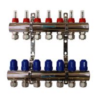 Колектор з витратомірами Gross 1 x7 + євроконус