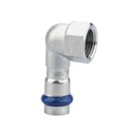 Кутник короткий ASG INOX тип V press steel ВВ ф 22х3/4' 90°
