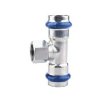 Трійник ASG INOX тип V press steel ВВ ф 35х1'