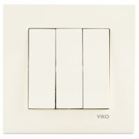 Вимикач VIKO Karre 3 клавіші 90960168