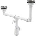 Сифон для здвоєної мийки Alcaplast A454P