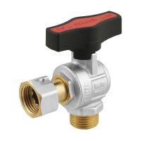 Кран шаровый с накидной гайкой Raftec GOLD PN64 ВН 1/2' GRGA1