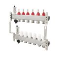 Коллектор Polmark 1'x3/4' 6 выходов с воздухоотводчиком с расходомерами без евроконусов
