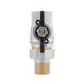 Кран кульовий з американкою Raftec BLACK PN50 ВЗ 1/2' метелик DRBS1