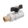 Кран кульовий з американкою Raftec BLACK PN50 ВЗ 1/2' метелик DRBS1