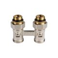 Блок кульових кранів Rehau прямий G1/2'xG3/4'